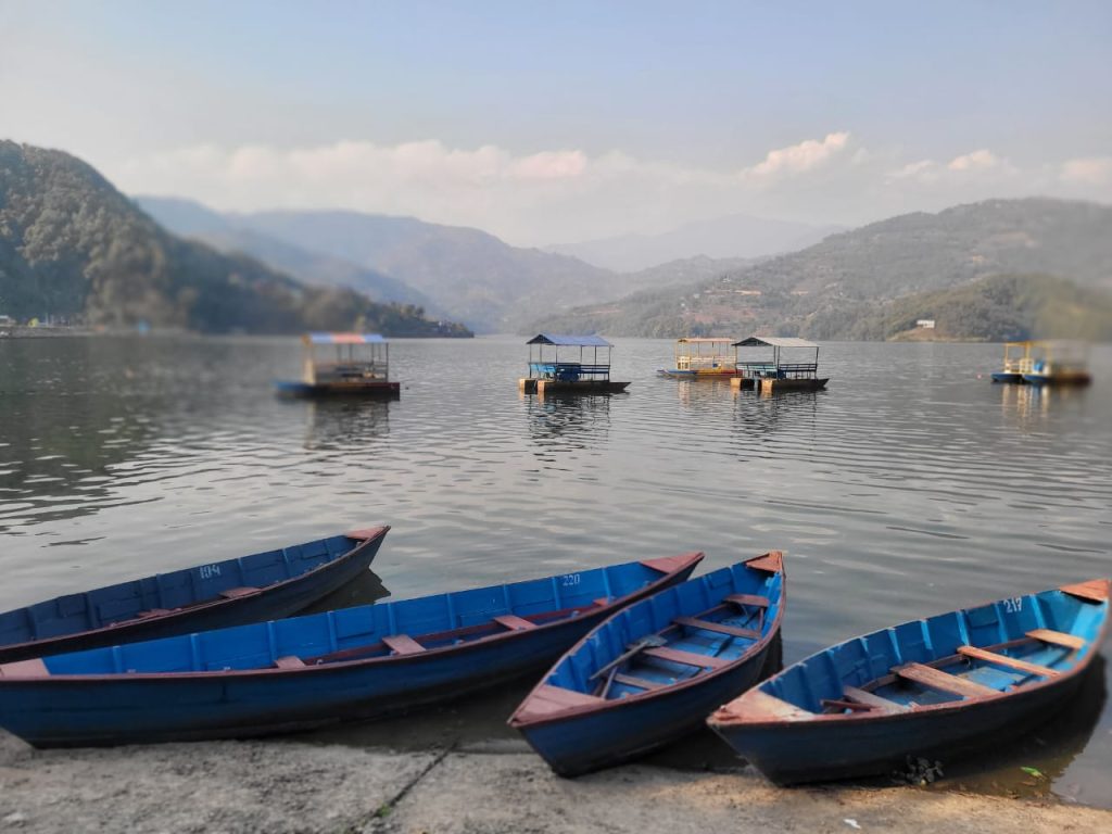 Pokhara lake side